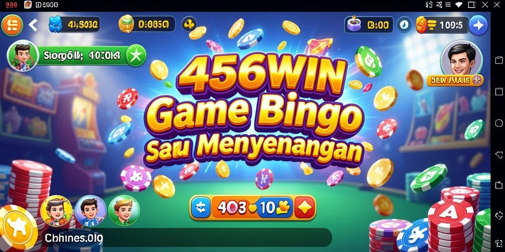 Screenshot gameplay menampilkan serunya permainan Bingo di 456WIN.