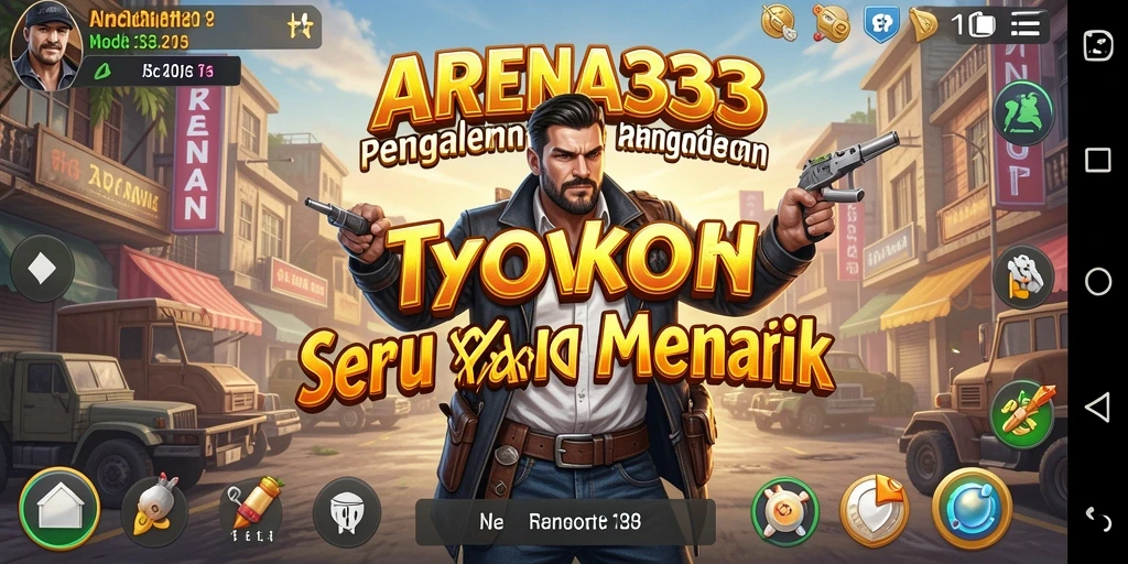 Tangkapan layar utama ARENA333 menampilkan dinamika gameplay Tycoon.