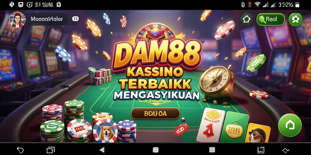 Tampilan gameplay menakjubkan dari <strong>DAM88</strong> menampilkan keseruan bermain Kasino.