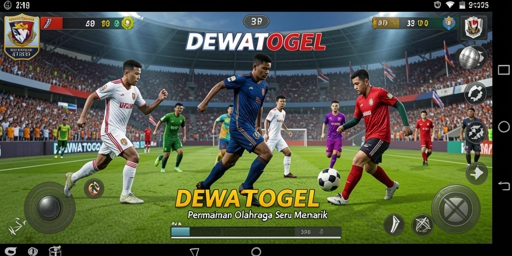 Screenshot DEWATOGEL menampilkan gameplay olahraga yang seru dan interaktif.