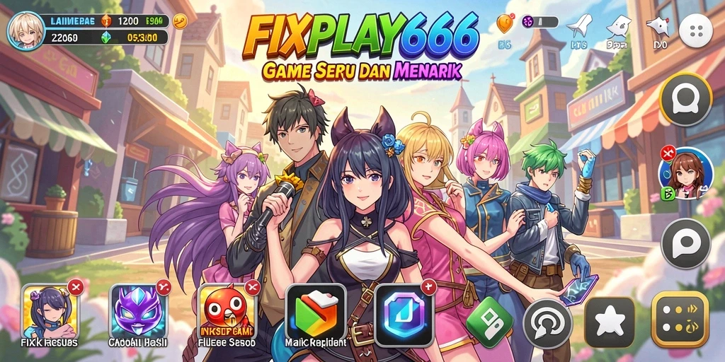 Tampilan gameplay FIXPLAY666 yang seru dan interaktif.