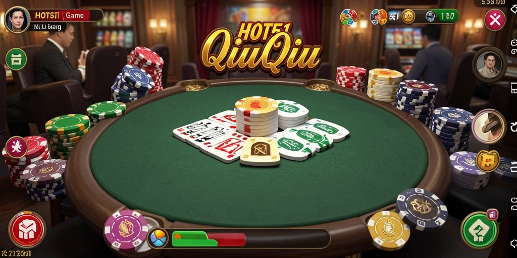 Tampilan gameplay seru dari game QiuQiu HOT51.