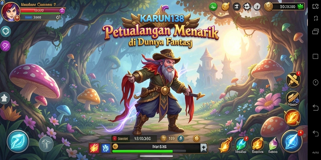 Screenshot utama KARUN138 memperlihatkan aksi seru dalam petualangan.
