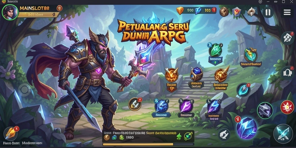 Tampilan gameplay MAINSLOT88 yang menarik di dunia ARPG.