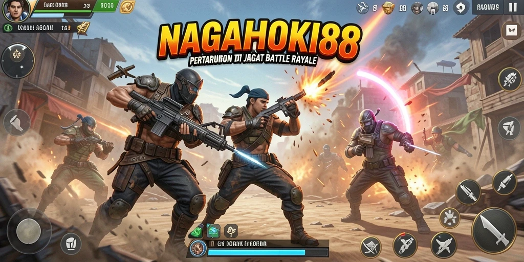 Gameplay mendebarkan dalam <strong>NAGAHOKI88</strong> saat bertarung di arena.